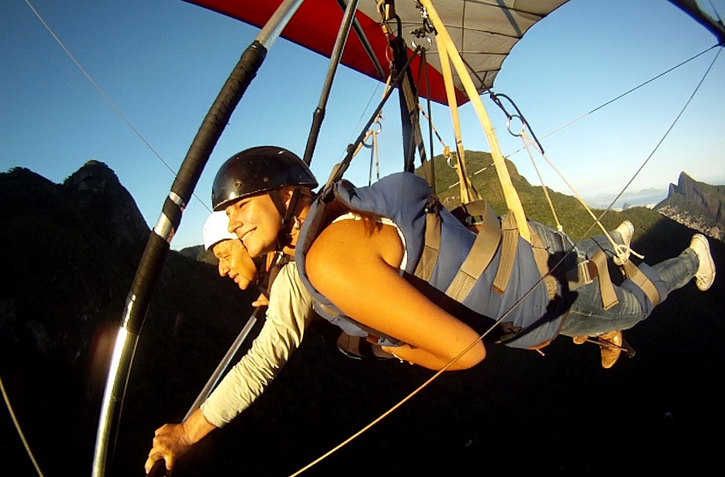How to fly hang glider in Rio de Janeiro
